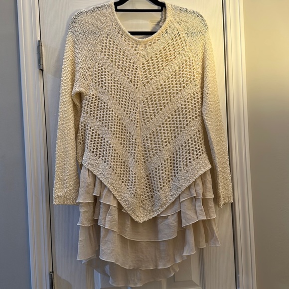 Altar'd State Sweaters - Altar’d State flowy ruffle sweater.